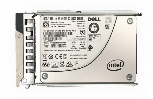 Dell XCN15 1.92TB SATA 6Gbps Read Intensive 1DWPD 2.5-Inch Hot Plug SSD